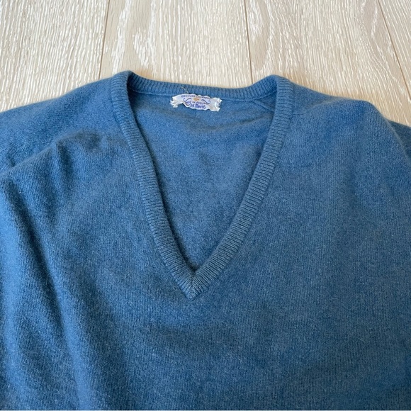 Silk and cashmere vintage sweater made in England - Picture 3 of 10